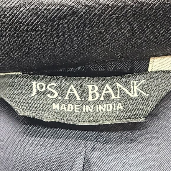Jos A Bank Blazer Mens 41R Signature Collection Wool Gold Buttons Classic Suit - Picture 9 of 11